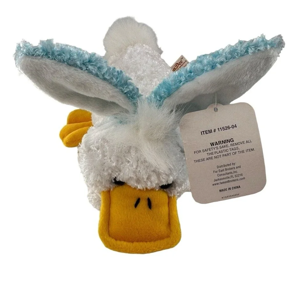Dan Dee Collectors Choice Plush Duck Bunny‎ Ears 12